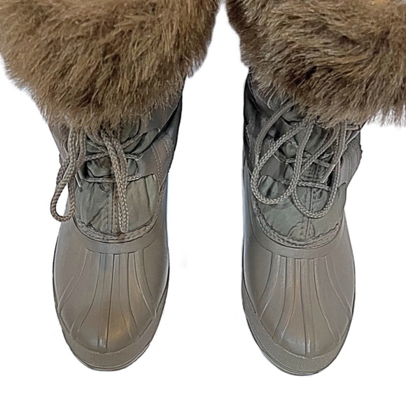 Vintage Sorel Kaufman Nylon Waterproof Snow Winter Rain Duck Boots, Sz 7 - Picture 5 of 12